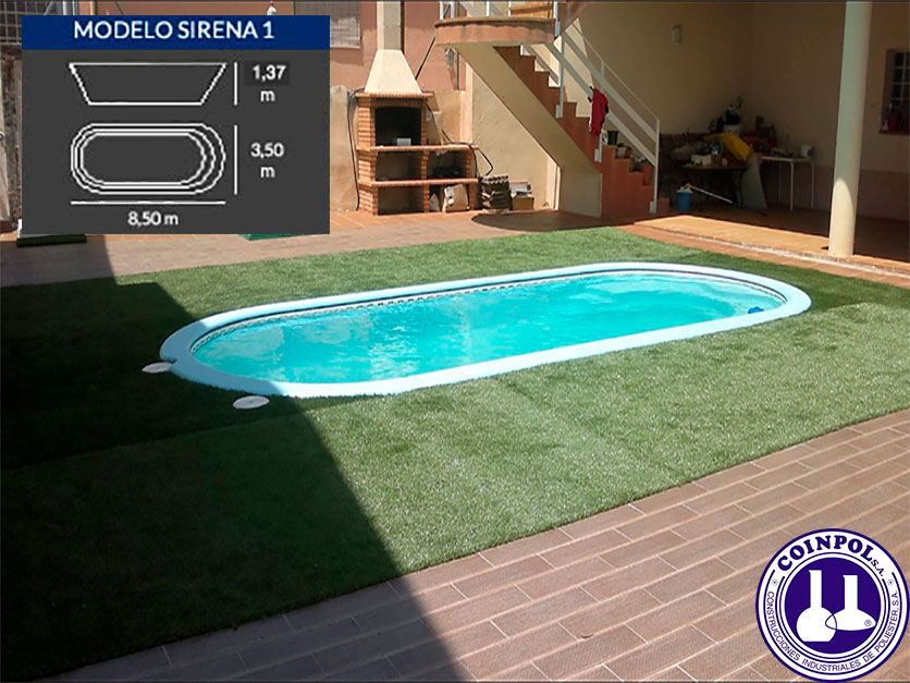 Piscinas poliester